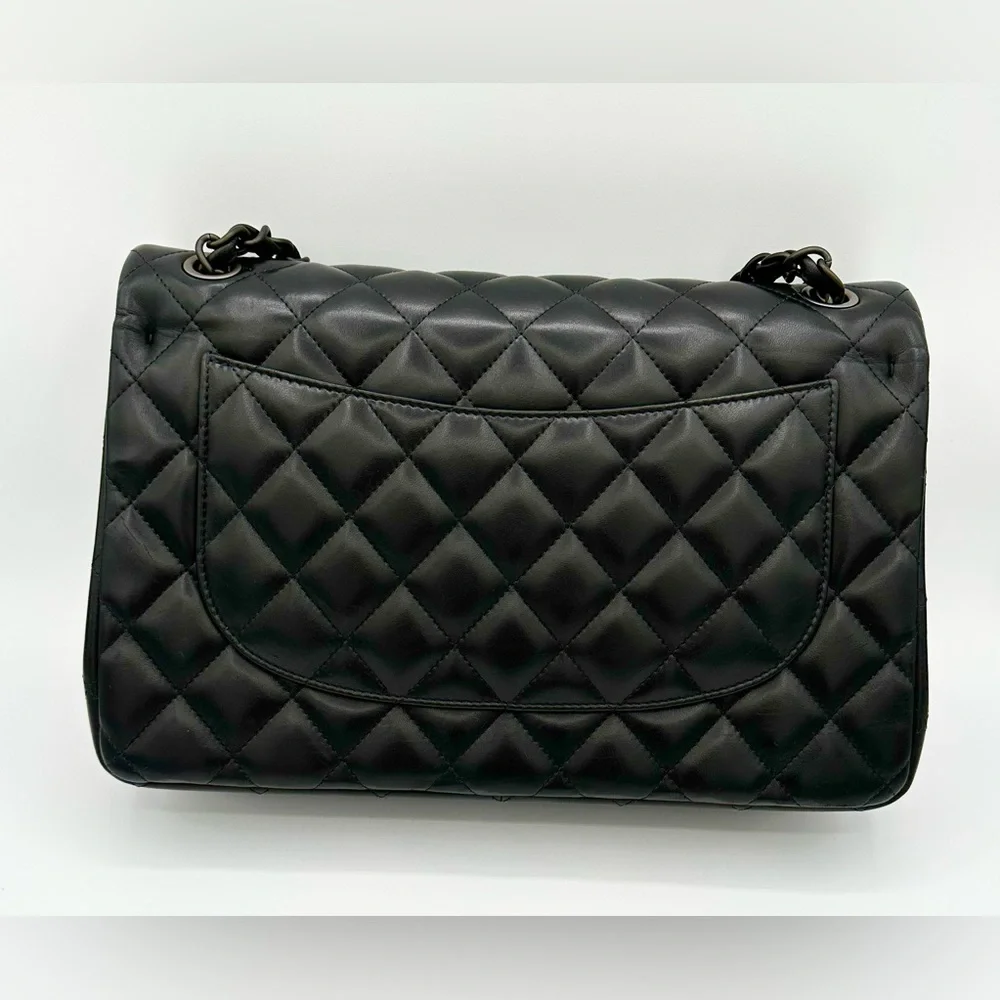 Chanel So Black Jumbo Lambskin - Picture 3 of 12